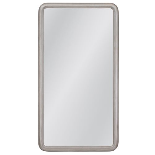 Oscar Floor Mirror, Silver