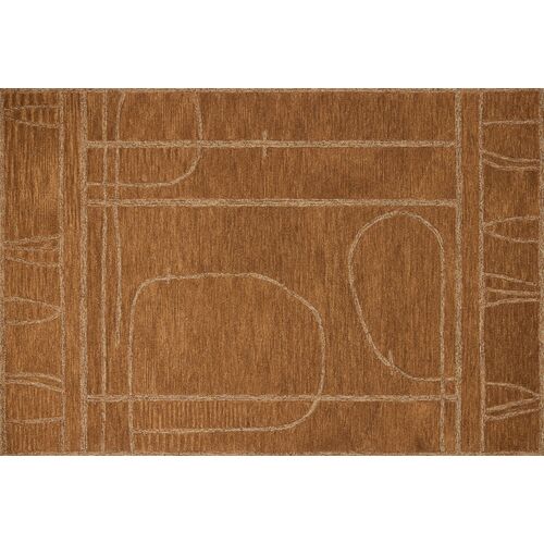 Barrow Rug, Clay/Natural