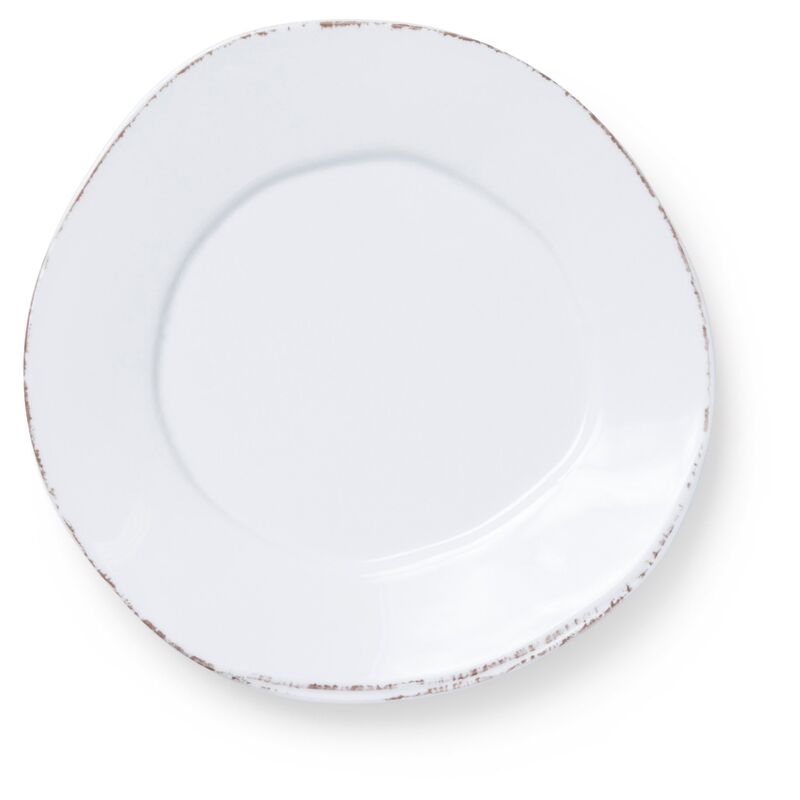 Lastra Melamine Salad Plate, White