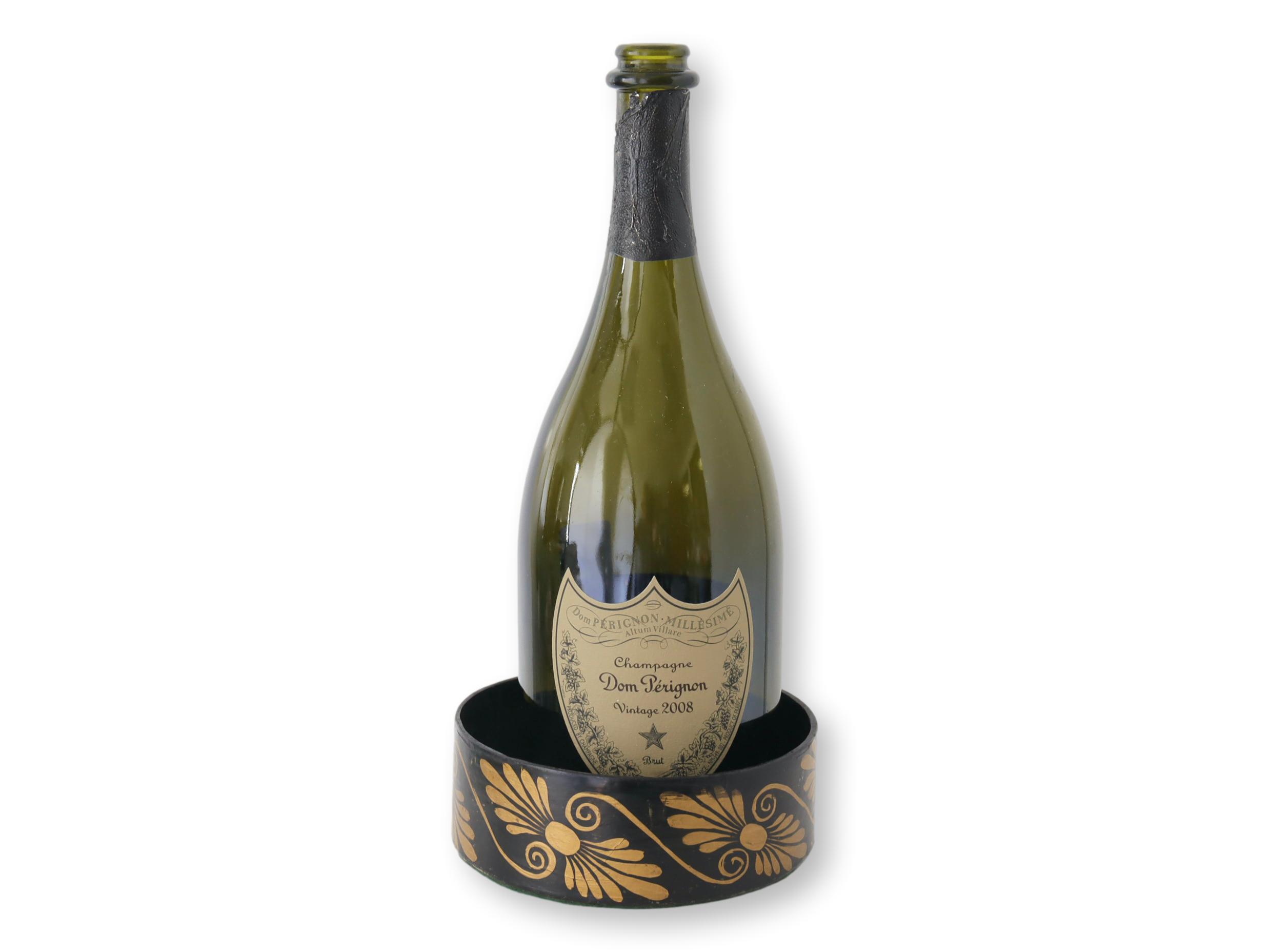 Victorian Gilt Papier Mâché Wine Coaster~P77671885