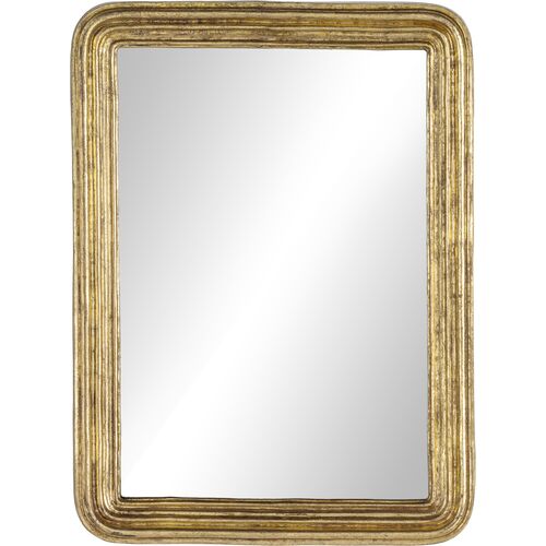 Gisele Wall Mirror, Antiqued Gold Leaf~P111116598