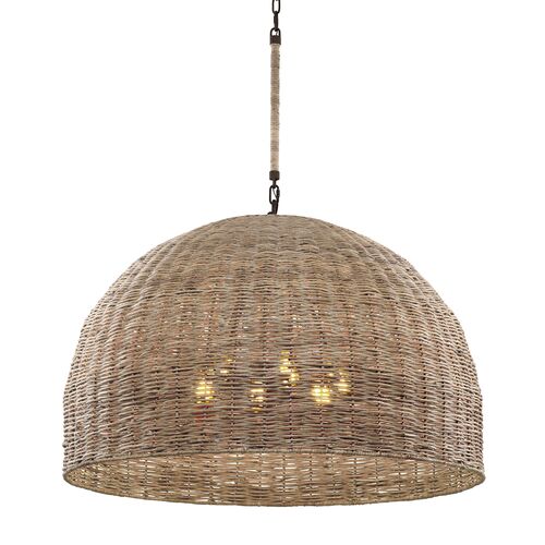 Huxley Chandelier, Textured Bronze