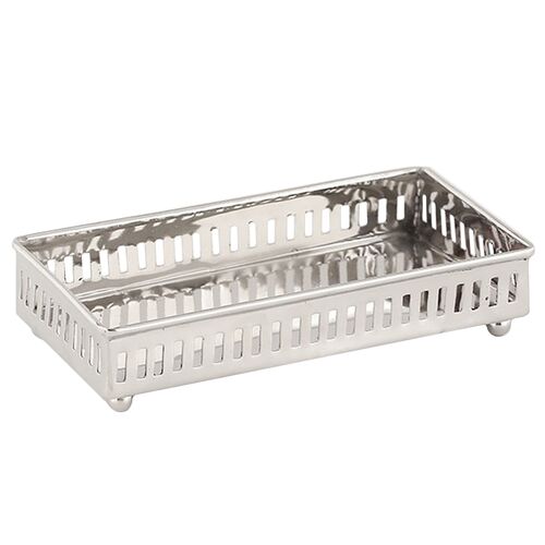 Nickel Pierced Guest Towel Holder