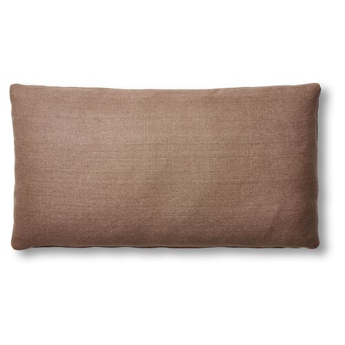 Ada Long Lumbar Pillow, Earth Linen~P77483431