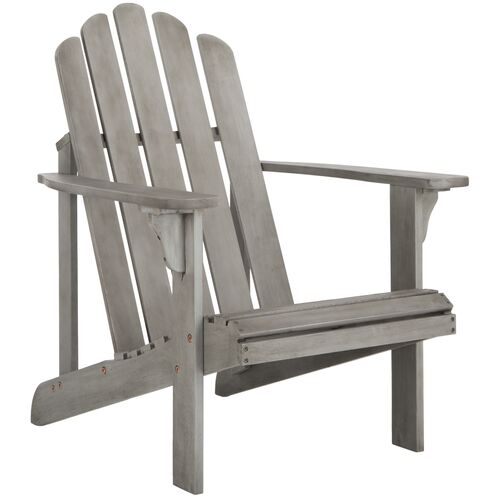 Sandy Outdoor Adirondack Chair, Gray Wash~P77417869
