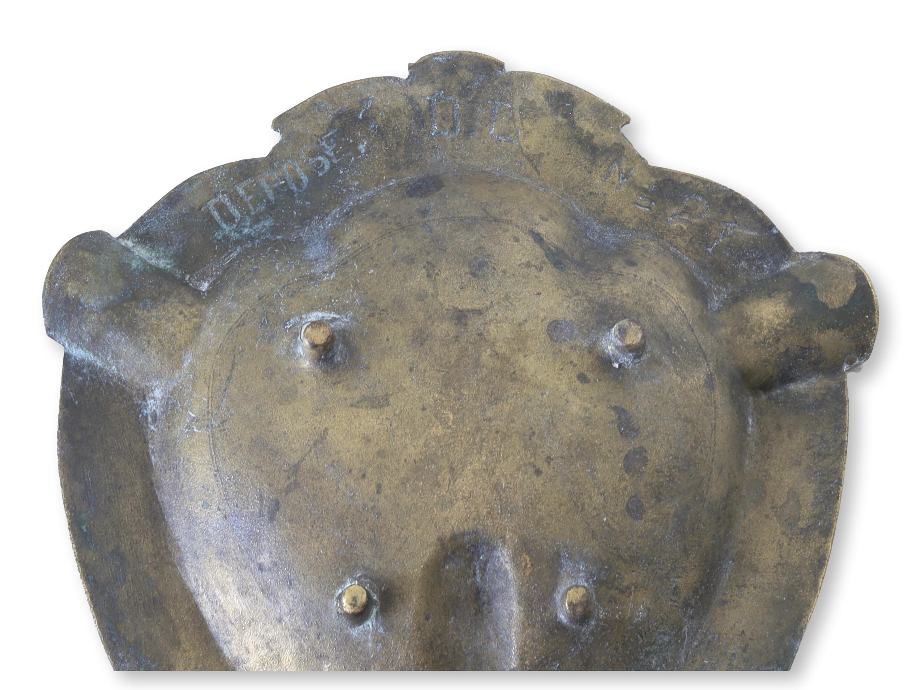 Antique French Bronze Peacock Ashtray~P77672426