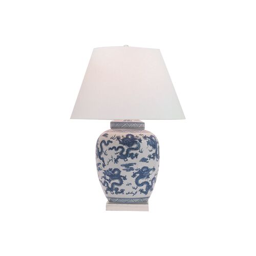 Dragon Table Lamp, Blue~P77232887