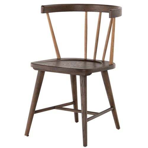 Charlie Dining Chair, Burnished Oak~P77612951