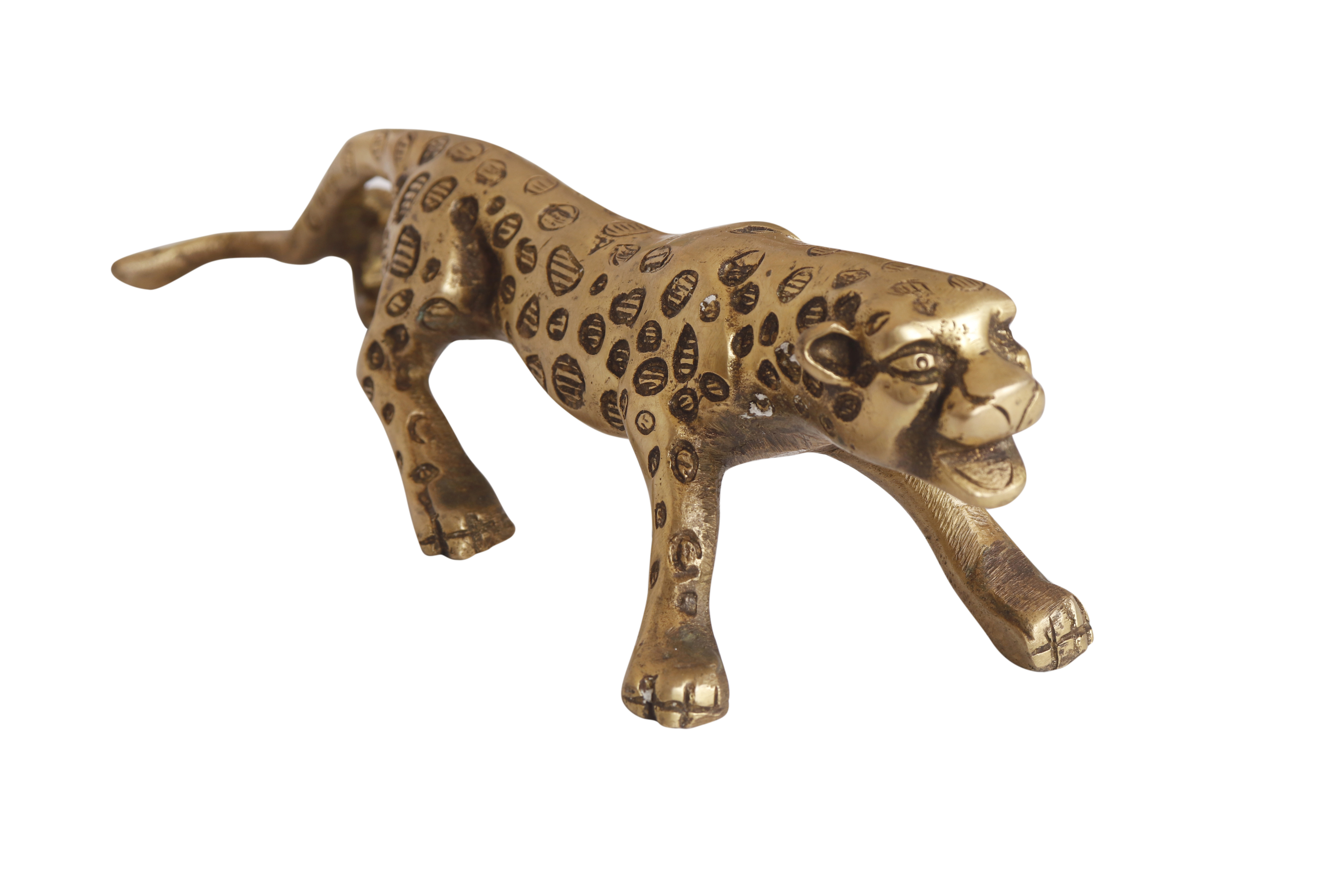 Brass Leopard Figure~P77641394