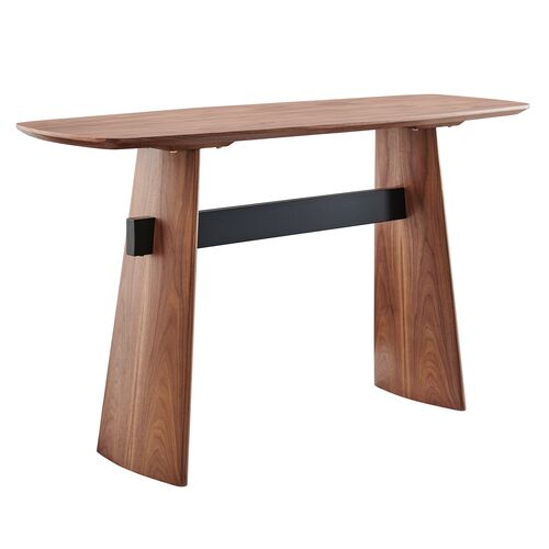 Drevin 55" Console Table, Walnut