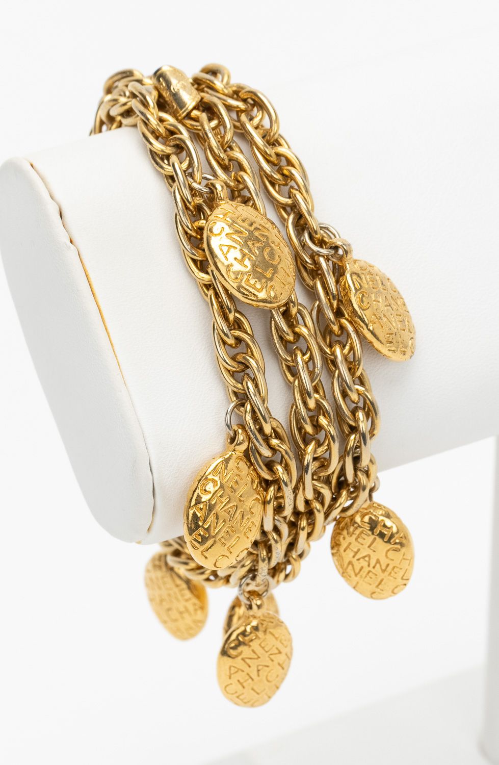 Chanel 70s Vintage Chain Gold Bracelet~P77666625