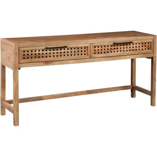 Lazuli 2-Drawer Console Table, Natural