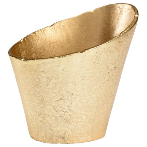 Lawrence Champagne Aluminum Chiller, Gold Lawrence Champagne Aluminum Chiller, Gold