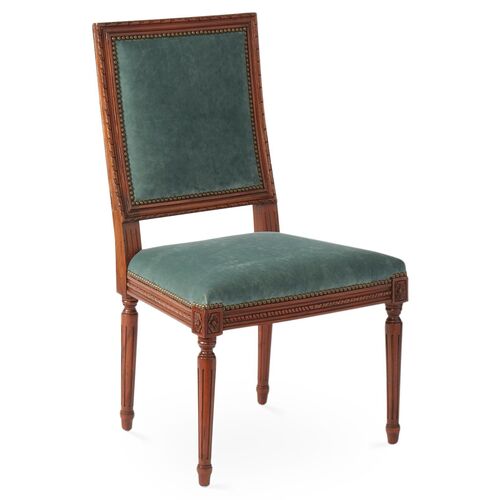 Exeter Side Chair, Jade Velvet~P77261574