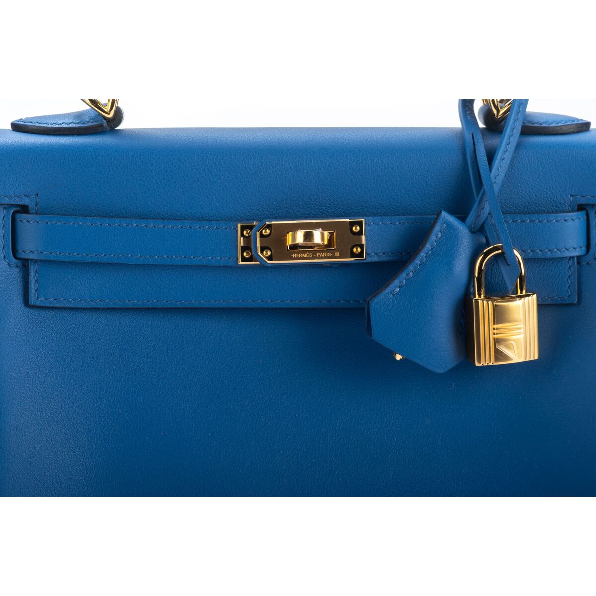 Hermes Kelly 25 Blue Zephyr / CKU2 Swift Shoulder Bags Phw – Italy Station
