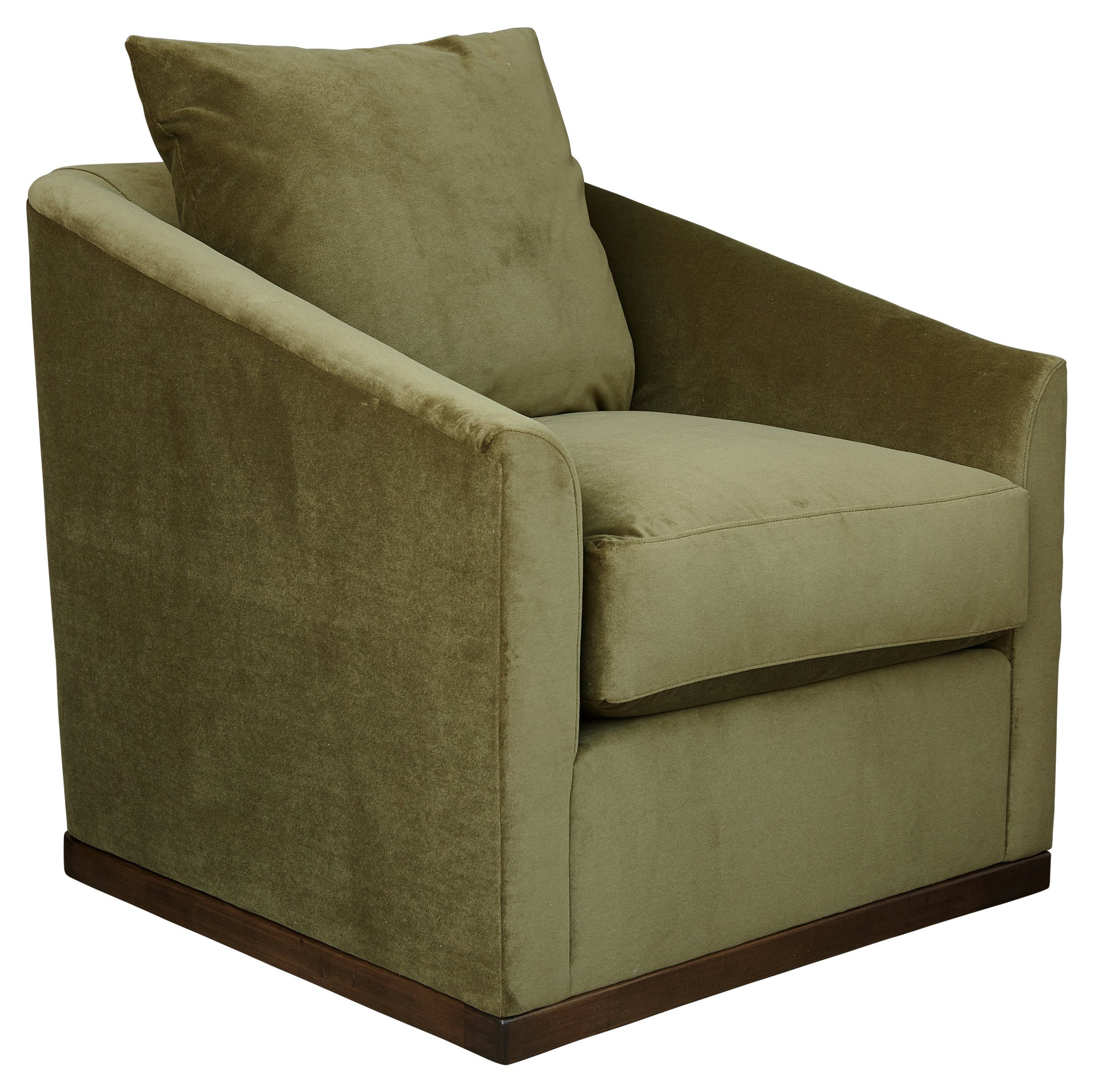 Olive green swivel chair hot sale