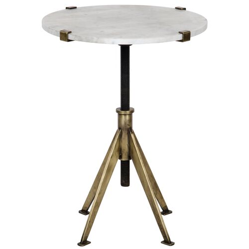 Edith Side Table, Antique Gold/Quartz~P77256044