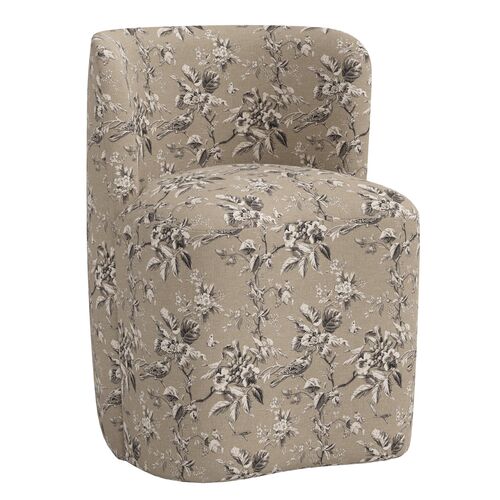 Gail Dining Chair, Michigan Bird Toile