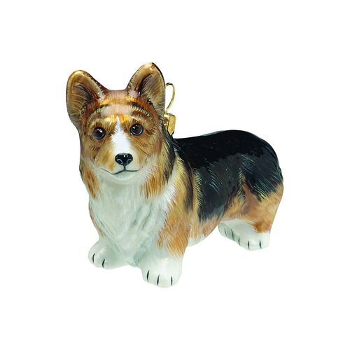 Pembroke Welsh Corgi Ornament, Tan/Black~P77493006