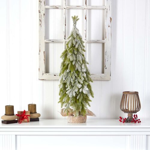Spruce Christmas Tree 35", Faux Spruce Christmas Tree 35", Faux