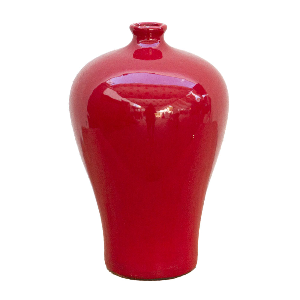 Elegant Chinese Oxblood Red Vase Elegant Chinese Oxblood Red Vase~P77755241