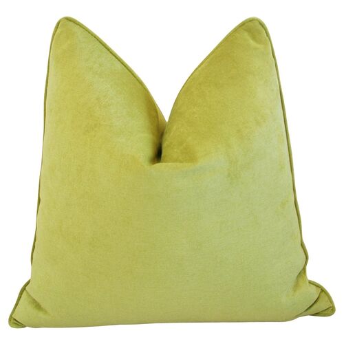 Apple Green Velvet Pillow~P77340401