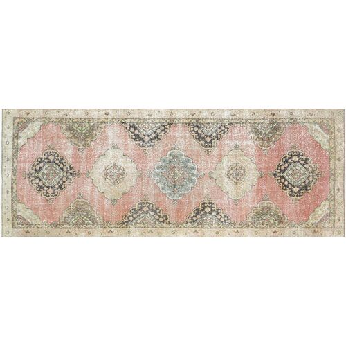 1960s Turkish Oushak Carpet, 4'5" x11'9"~P77574807