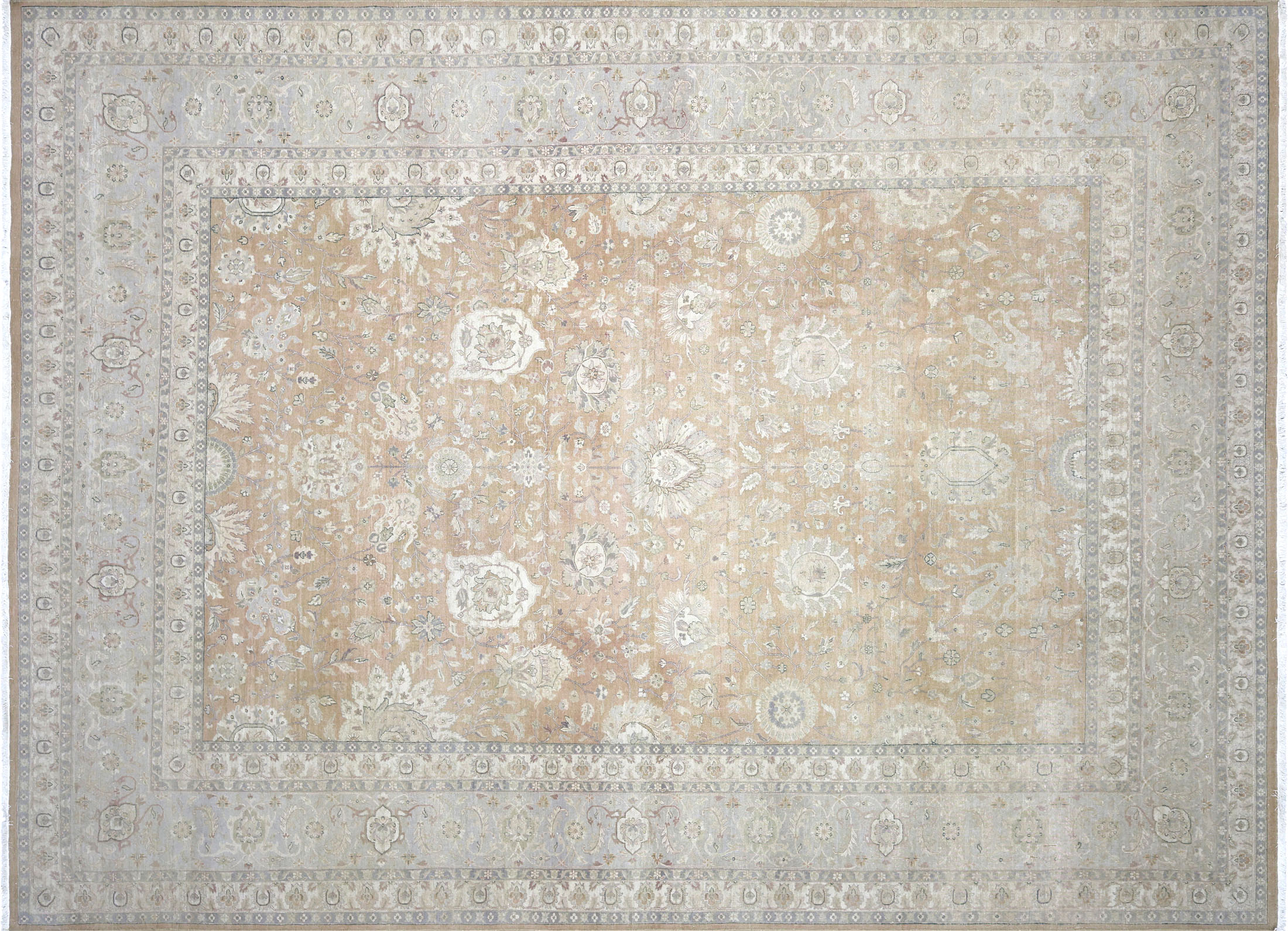 1960s Turkish Oushak Rug-5'4" x 10'11"~P77719100