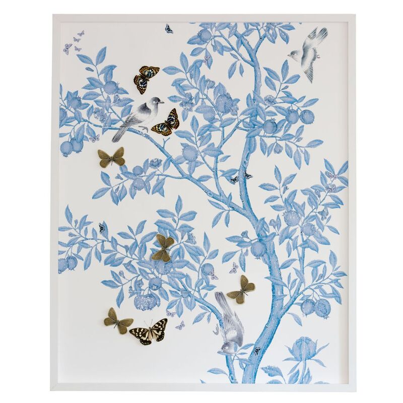 Dawn Wolfe, Dimensional Chinoiserie: Blue On White