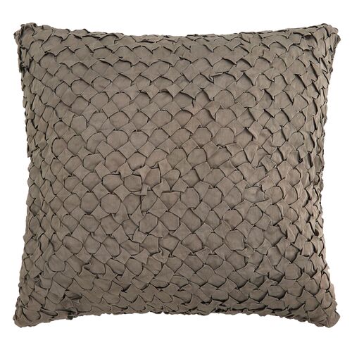 Diamond Ruche 20x20 Throw Pillow Diamond Ruche 20x20 Throw Pillow