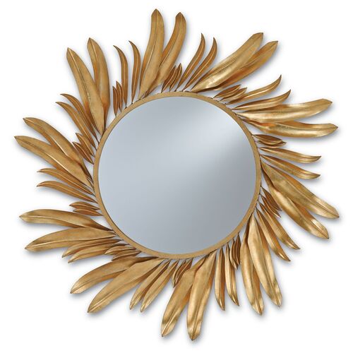 Folium Mirror, Gold Leaf~P77595572~P77595572