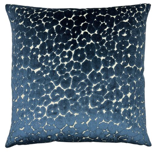 Madison 22x22 Velvet Leopard Pillow