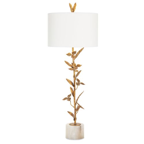 Southern Living Trillium Buffet Lamp, Gilded Gold~P77617551