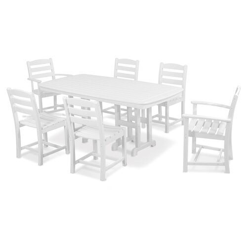 La Casa Café 7-Pc Dining Set, White~P76698932