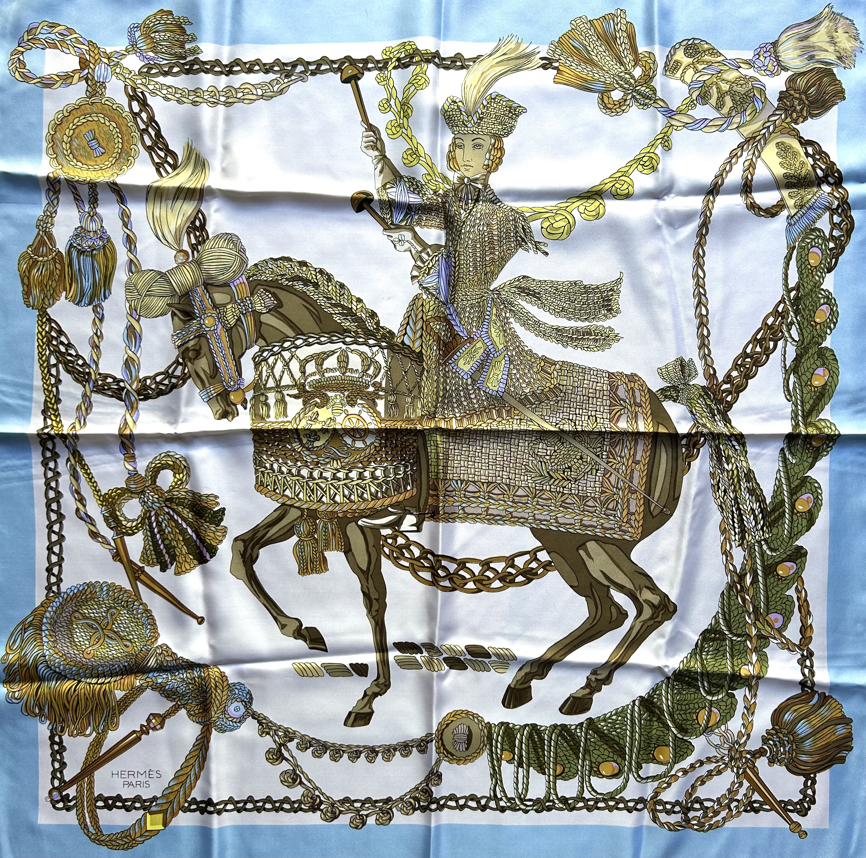 Hermès Le Timbalier Scarf Original Issue~P77729039