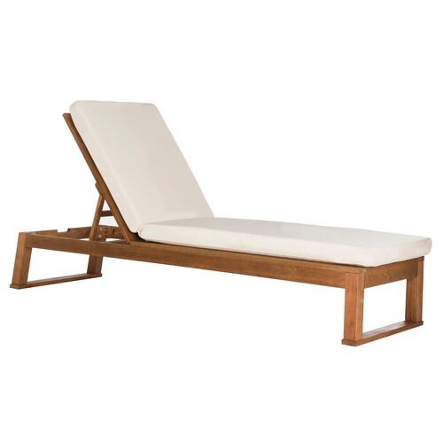 Jessen Outdoor Eucalyptus Sunlounger