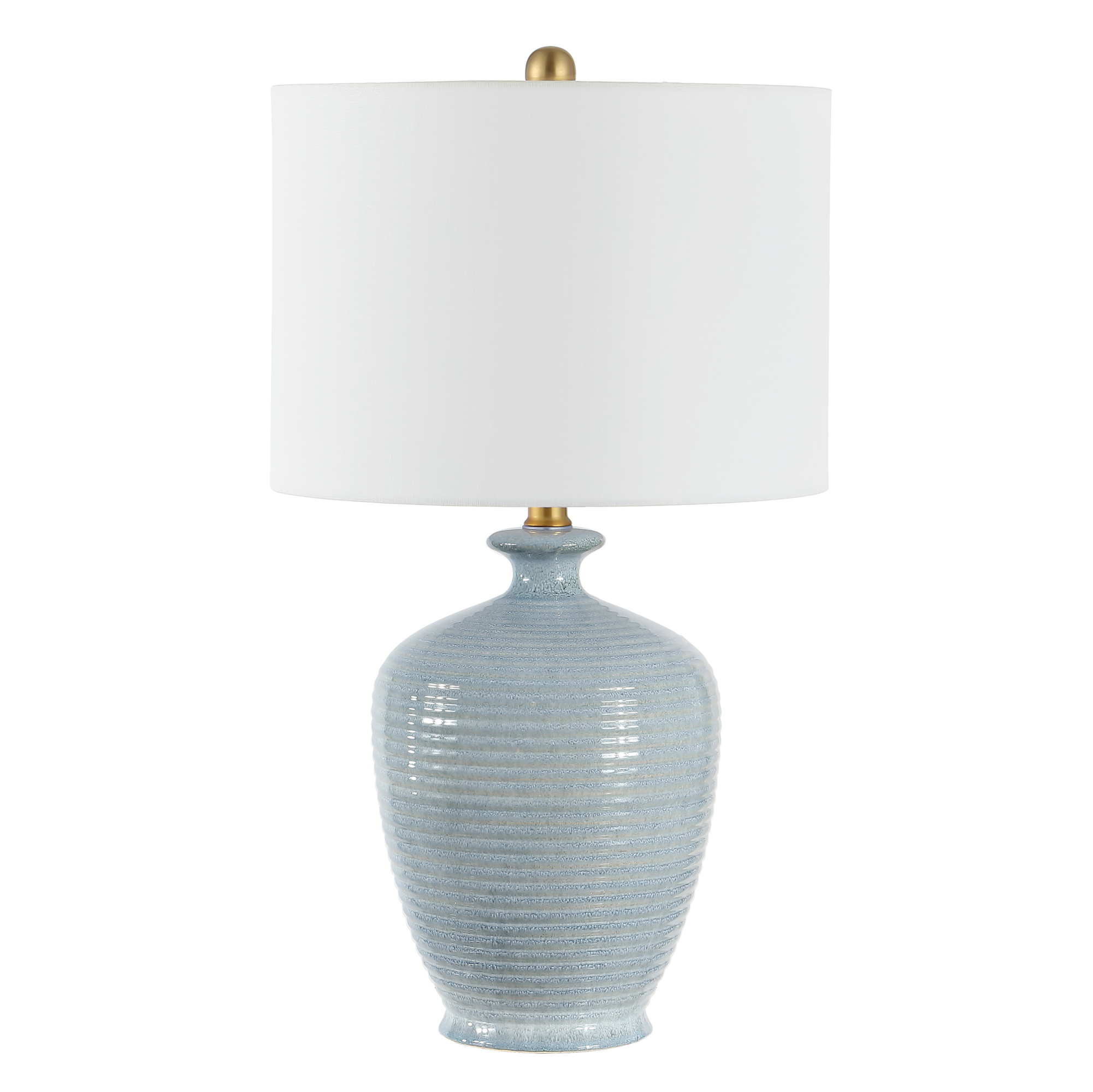Synra Ceramic Table Lamp, Blue | One Kings Lane
