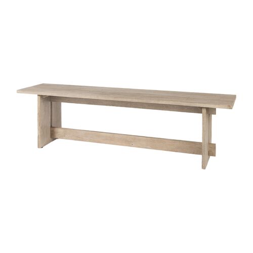 Deana Mango Wood Dining Bench Deana Mango Wood Dining Bench