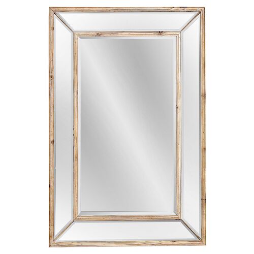 Wellen Oversized Wall Mirror, Natural~P47385368