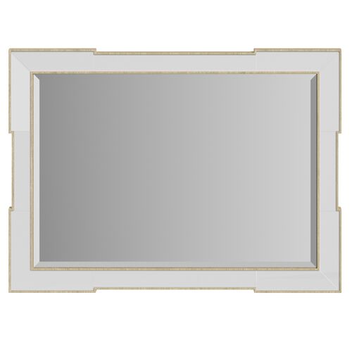 Tallow Stepped Frame Rectangle Wall Mirror Tallow Stepped Frame Rectangle Wall Mirror