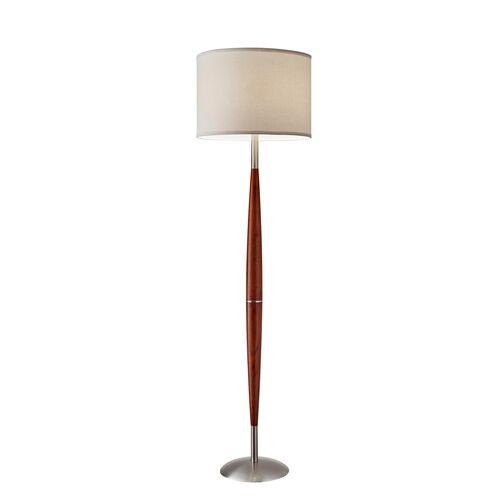 Harold Floor Lamp, Wood/Steel~P76355166