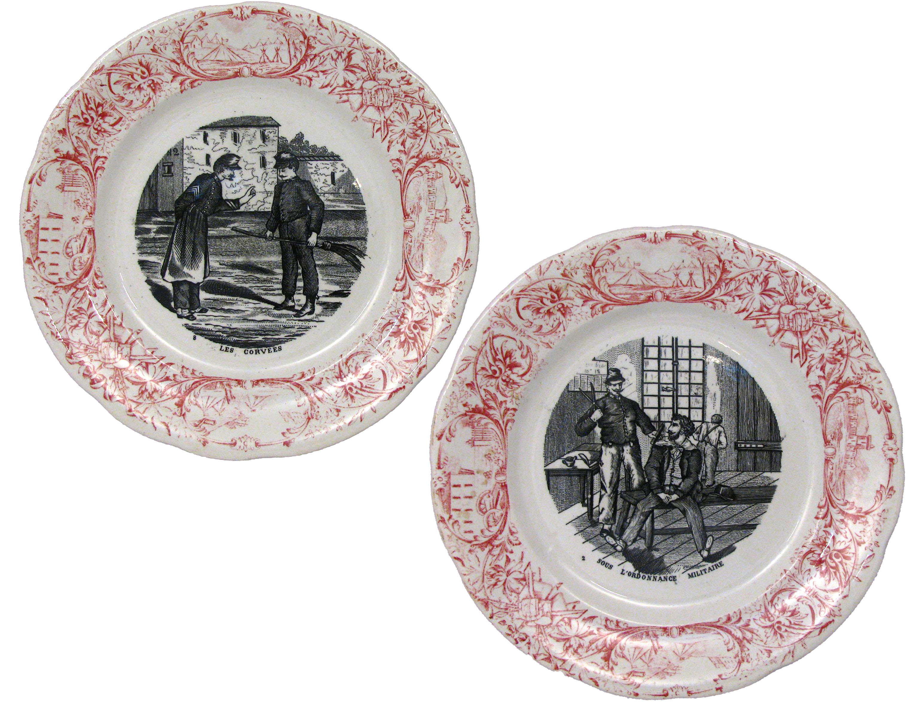 19thC Antique French Plates, Pair~P77677713