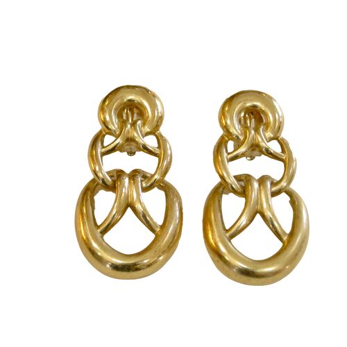 Givenchy Gold Plate Knocker Earrings~P77649995