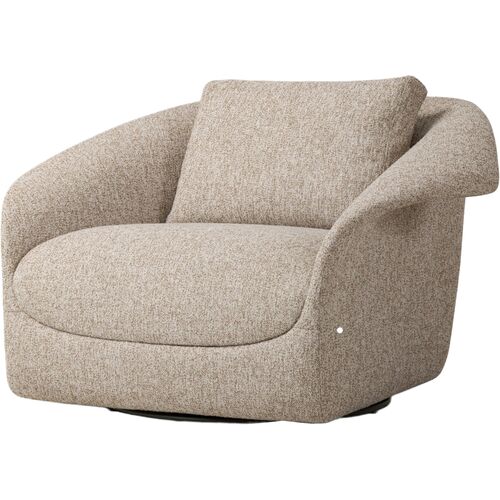Peyton Swivel Chair, Performance Yuma Dove