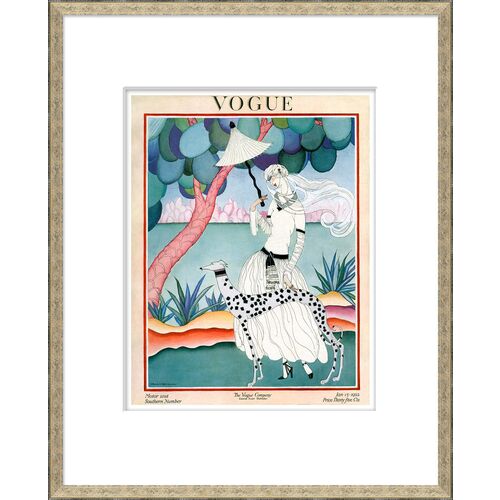 Vogue Magazine Cover, Walking Dog~P77585653