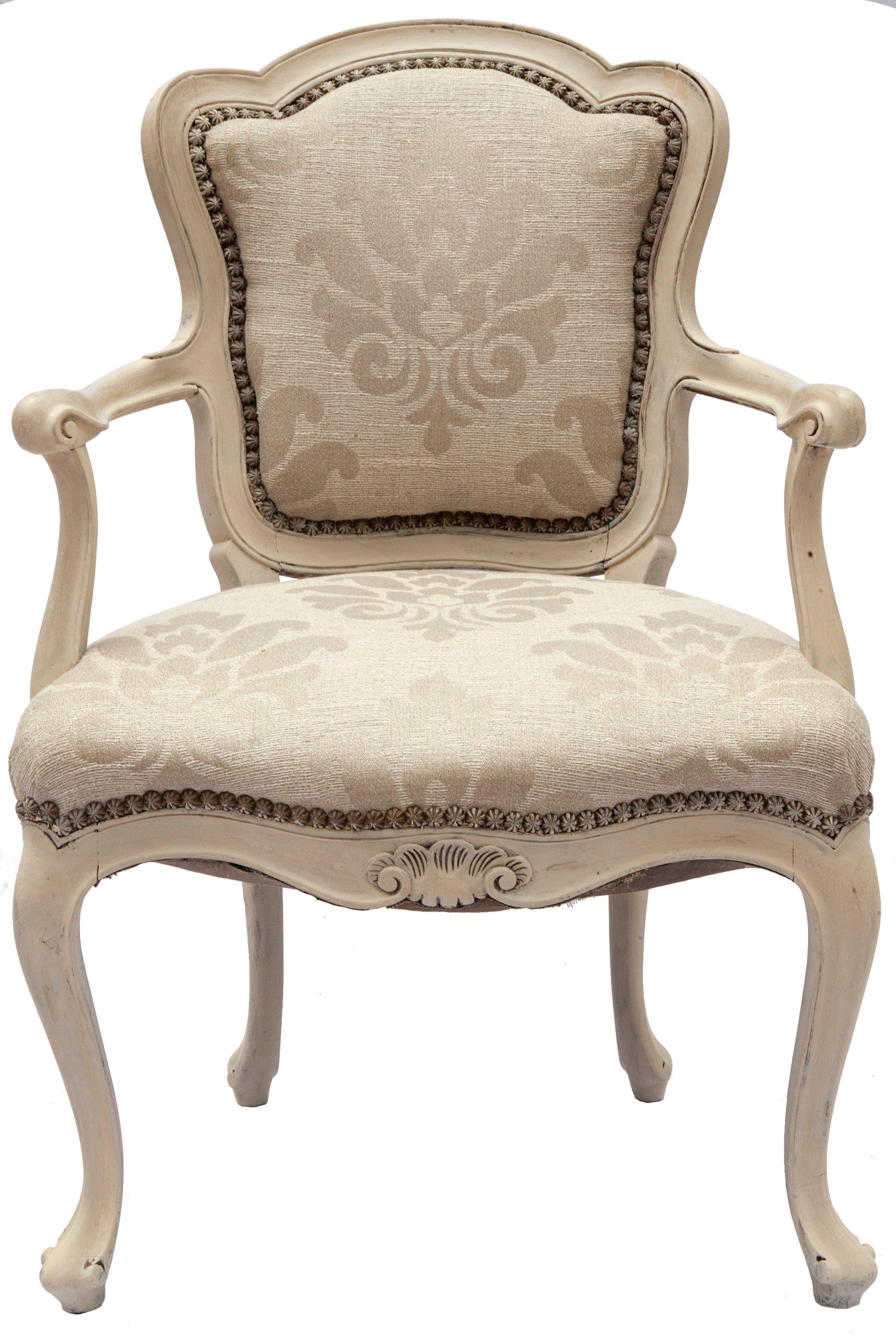 Handpainted French Bergère Chair~P77548134