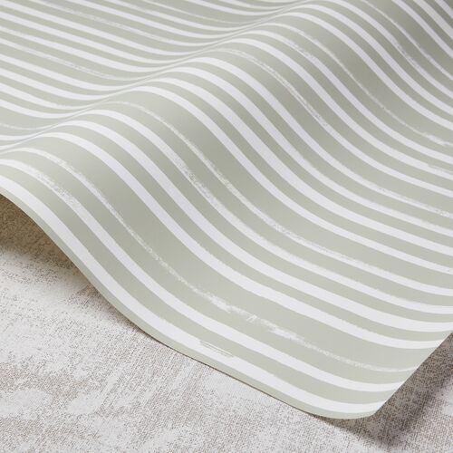 Stripes Wallpaper, Taupe/White~P77458857