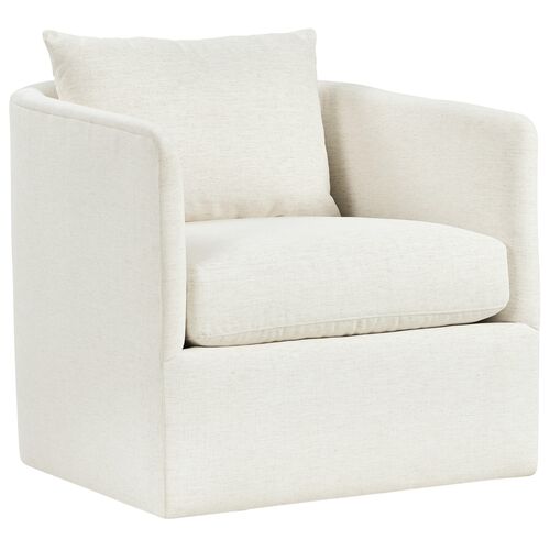 Cassia Track-Arms Upholstered Performance Swivel Chair Cassia Track-Arms Upholstered Performance Swivel Chair