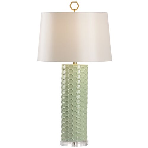 April Honeycomb Ceramic Table Lamp