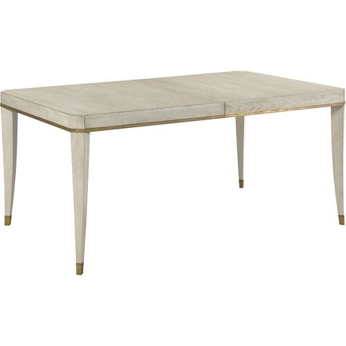 Adele Extension Dining Table, Ash/Brass~P77654559